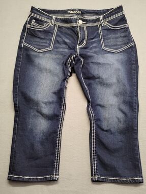 maurices Dark Wash Women's Jeans - Classic Capri